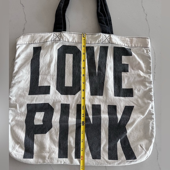 PINK by Victoria's Secret VS Love Tote Bag Vintage Retro Y2K Throwback - Picture 4 of 10